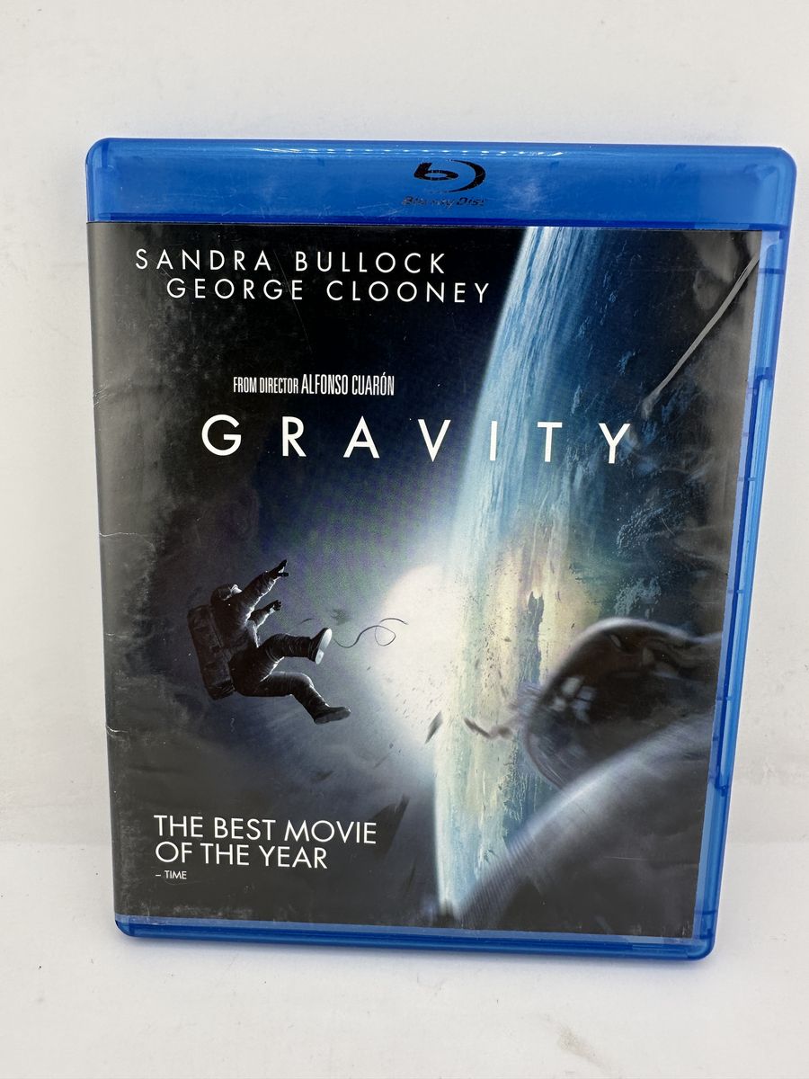 Gravity Blu-ray DVD Combo Sandra Bullock George Clooney Sci-Fi Thriller 2013
