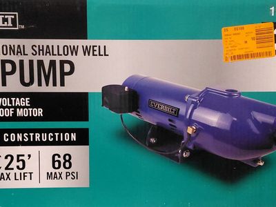 Everbilt - 3/4 HP Cast Iron Shallow Well Jet Pump