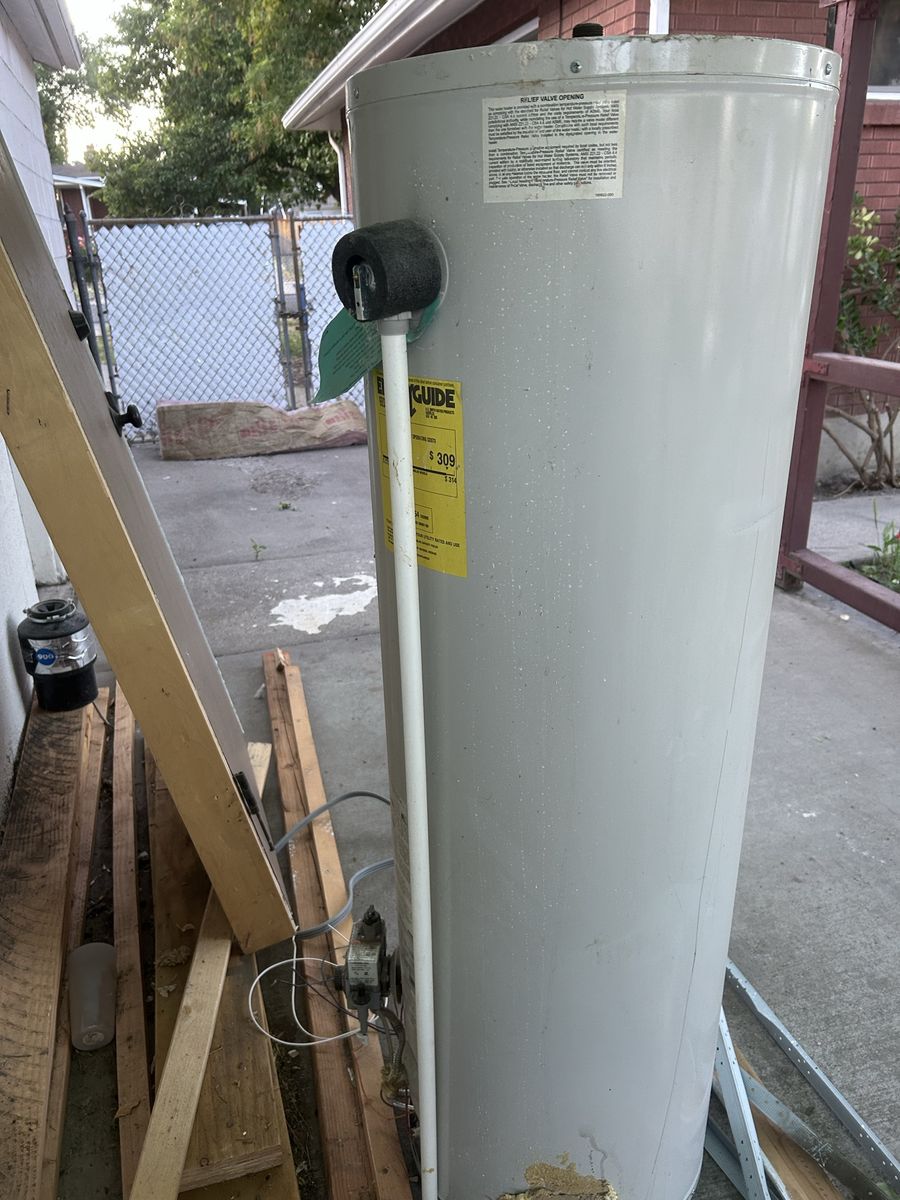 Gas water heater used