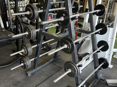 20LB-110LB Commercial Barbell Set & Rack