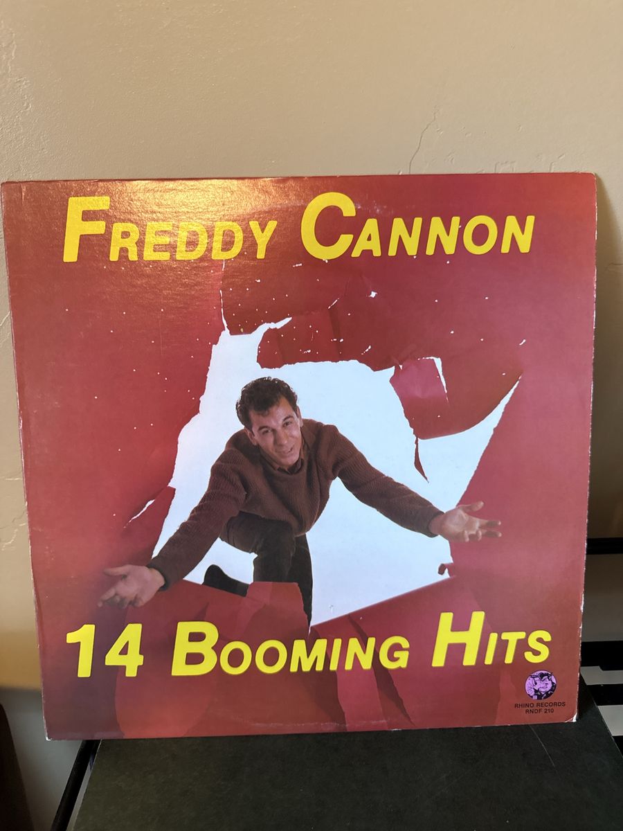 Freddy Cannon 14 Booming Hits Vinyl LP Record Rhino Records