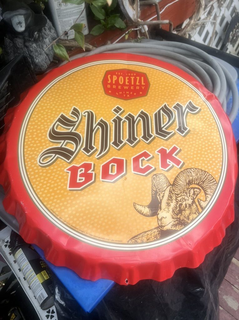 Shiner Bock Bar Sign