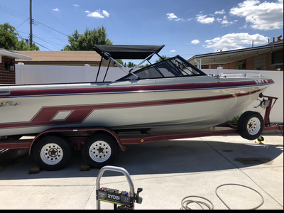 1992 hydro swift open bow fish/ski boat