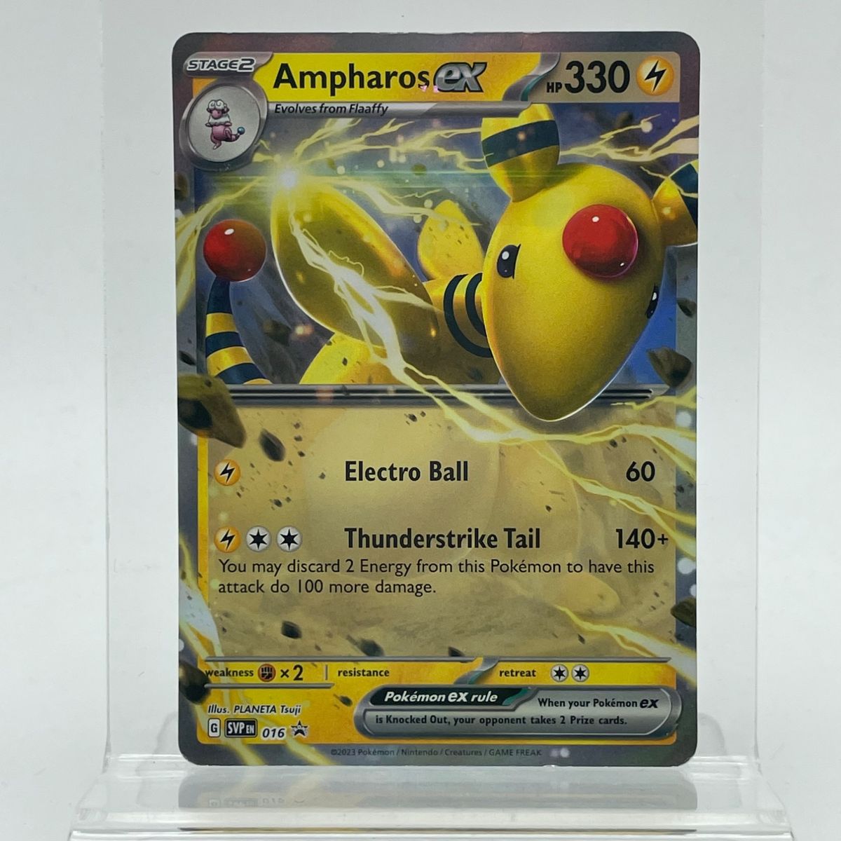 Pokémon TCG Scarlet & Violet Promo Ampharos EX 016 English