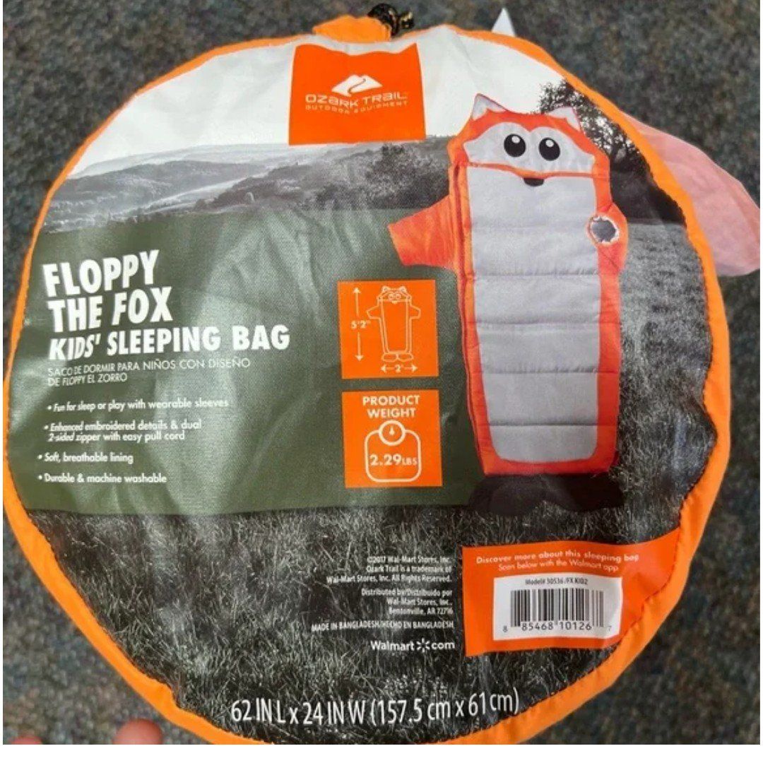 Sleeping Bag Fox Camping kids bag BRAND NEW