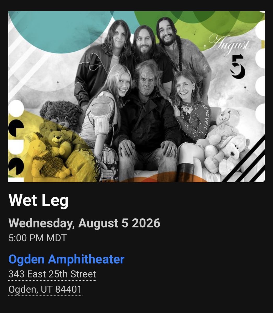 Wet Leg Concert Ticket