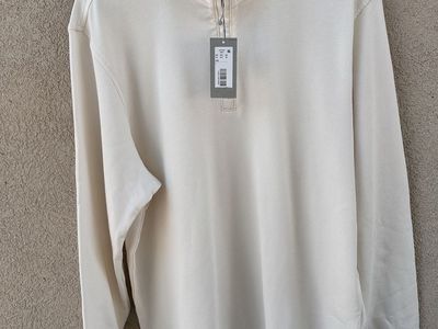 New Daniel Cremieux Signature Quarter-Zip Pullover Sweater