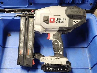 Porter-Cable 20V MAX 18 Gauge Cordless Brad Nailer with 20V Battery and HART Storage Case