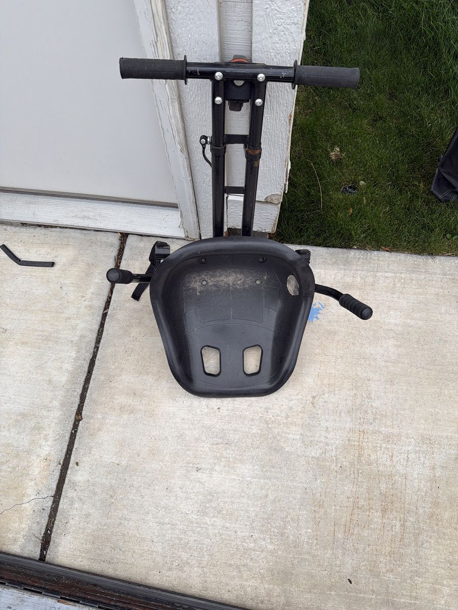 Go-Kart Seat Attachment for Hoverboard - Black