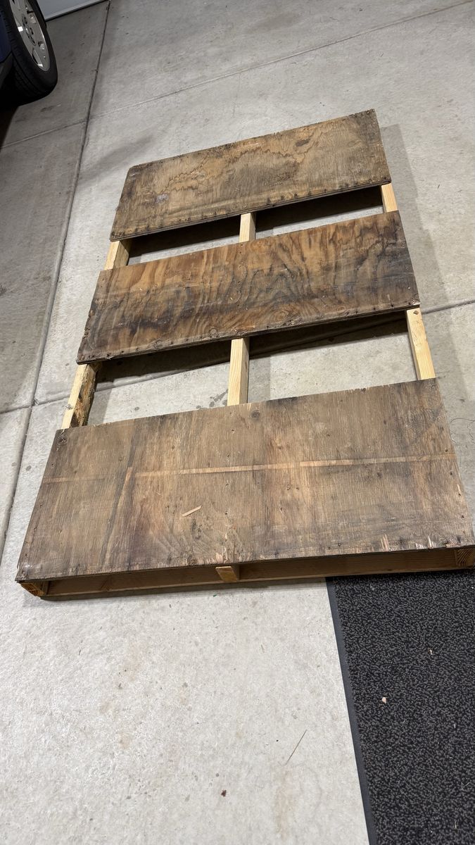 FREE Heavy-Duty Wooden Pallet (must pick up)