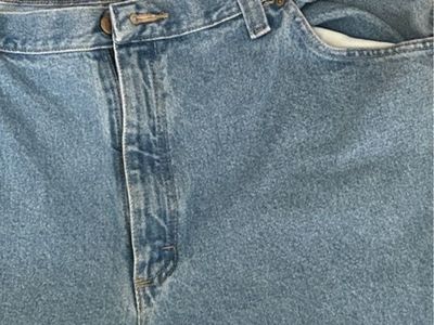 Wrangler RIGGS Workwear Men's Relaxed Fit FR M4 Carpenter Jeans - Size 42x32, Blue Denim, NWT