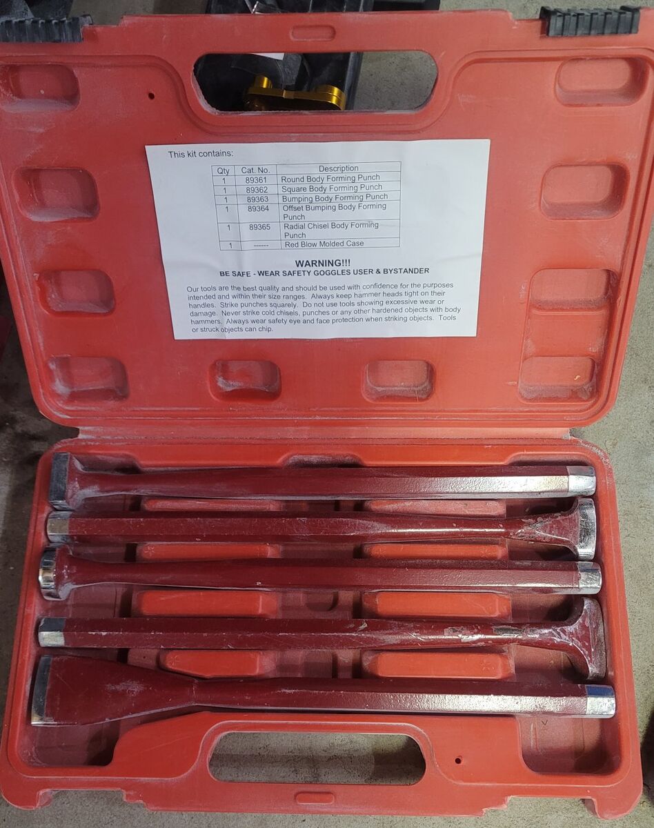 5pc body forming punch set