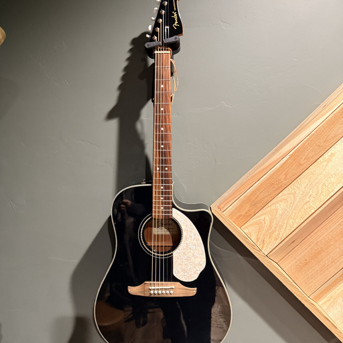 Fender Senoran SCE Acoustic Guitar, New Strings