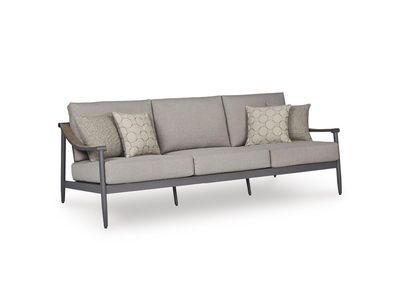 New in box! Signature Design by Ashley North Island Modern Nuvella Weather Resistant Outdoor Sofa with Cushion.