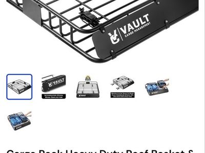Vault Cargo Management Universal Roof Basket (44" x 39" x 5")