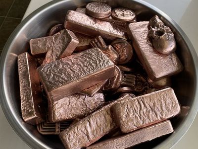 42 Lbs! Copper .999 Fine Hand PoUred