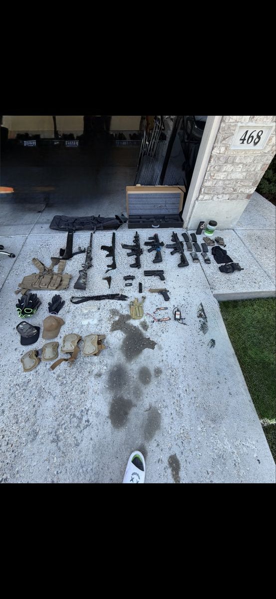 Airsoft Gun Bundle Lot - Rifles, Pistols, Gear, and Accessories ALL for ($400)