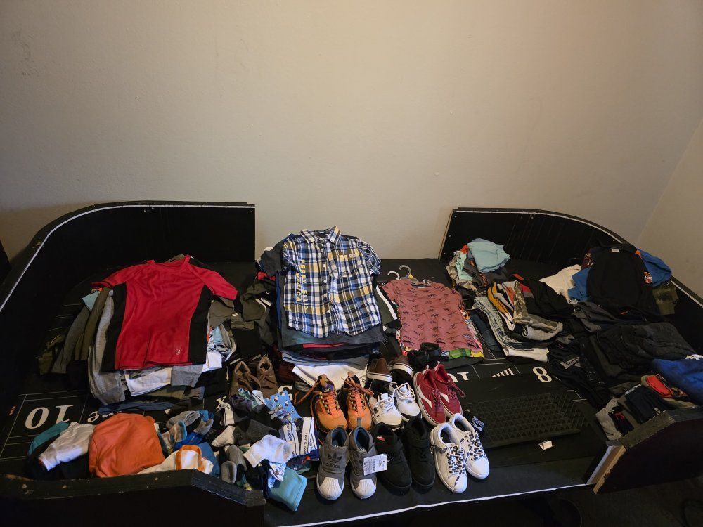 Boys clothes 3T to 7 and shoes