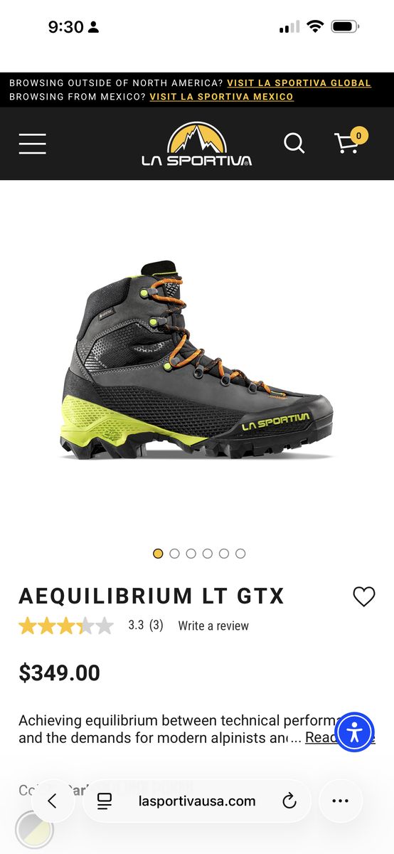La Sportiva Aequilibrium LT GTX Hiking Boots