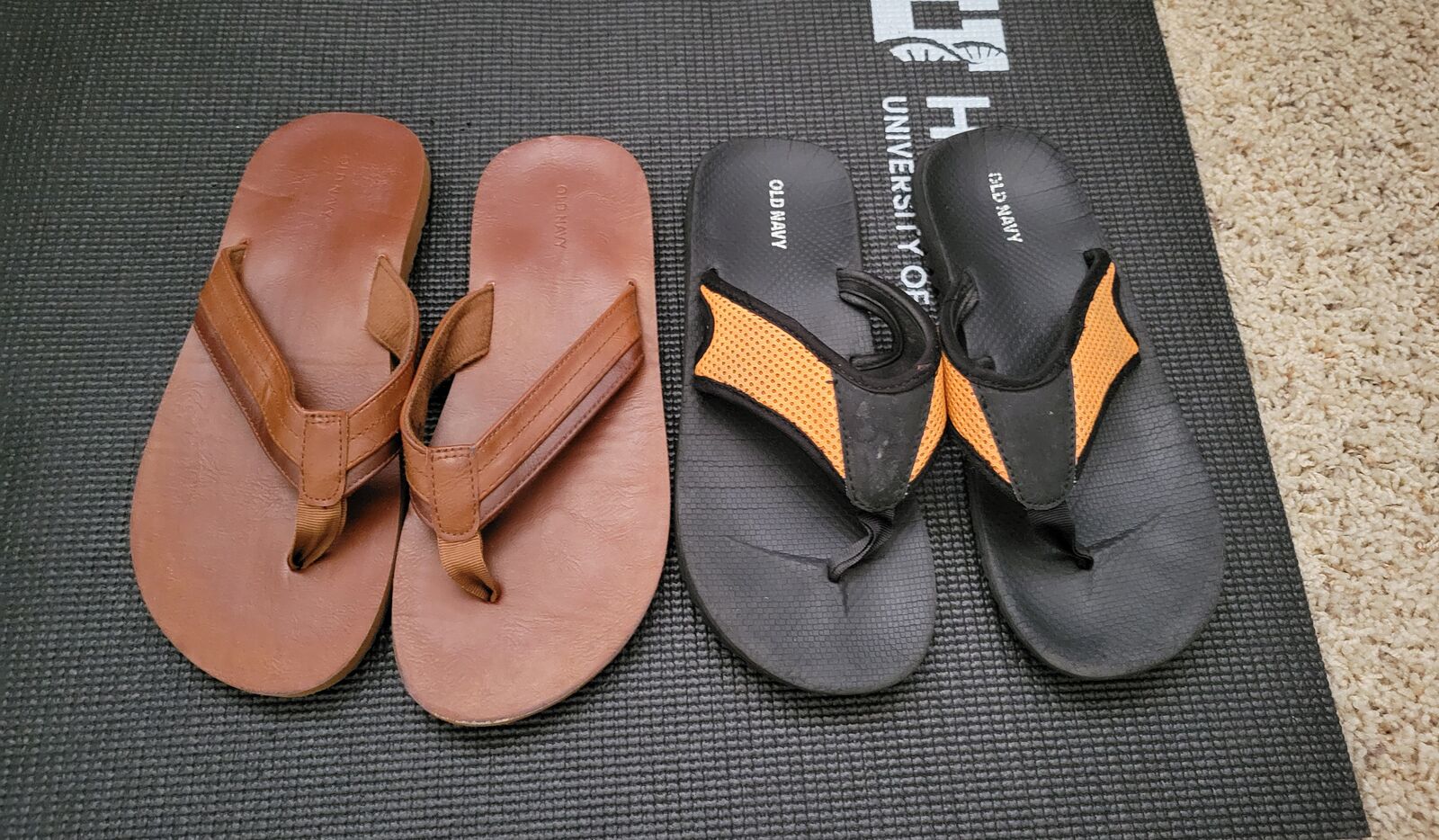 Boys Flip Flops Size 5/6 Lot