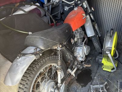 Vintage 1974 Honda XL125 Motor Cycle
