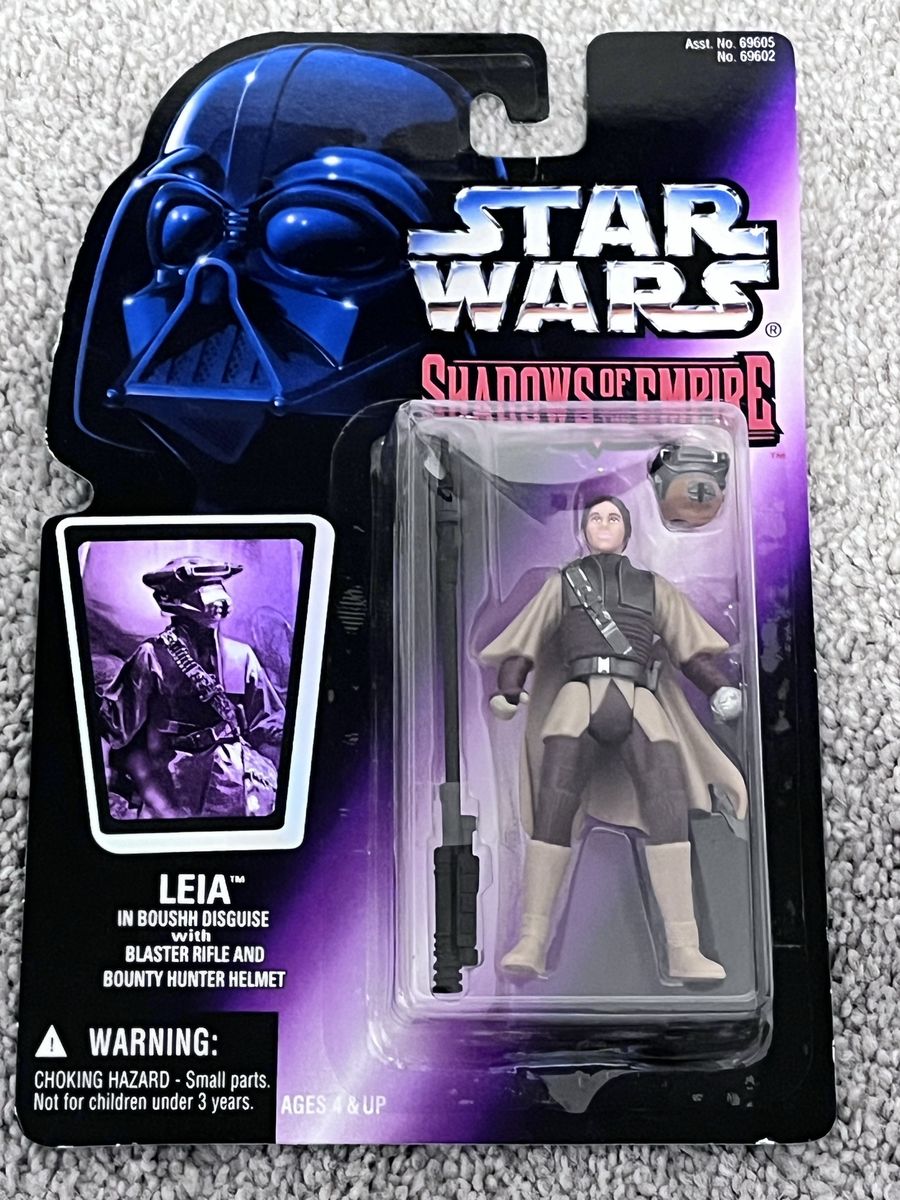 Star Wars Collector Bundle – Leia (Boushh Disguise) + Die‑Cast Speeder Bike – New
