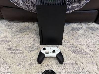 Microsoft Xbox Series X 1TB Console with White Elite Series 2 Controller & Power Cable - Used