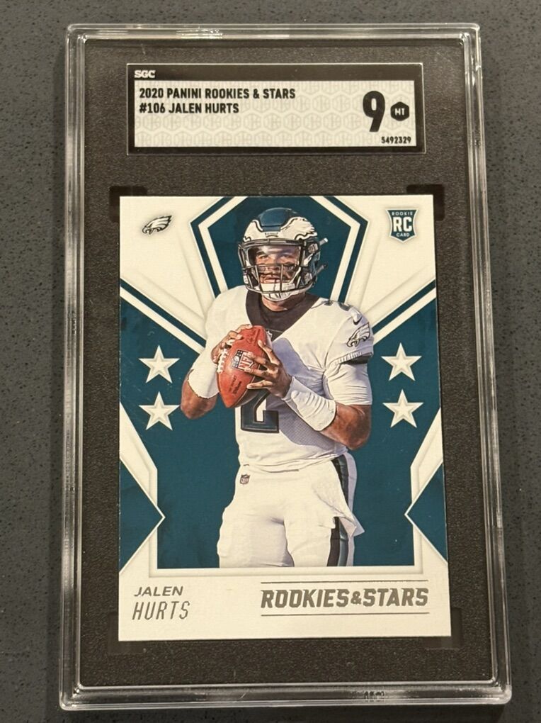 Philadelphia Eagles cards Lot Graded & Autographed