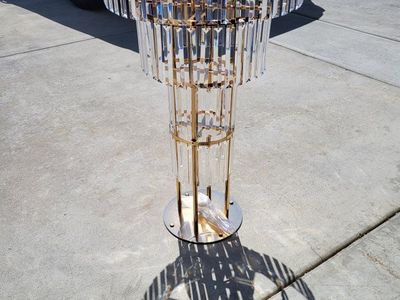 4 Tier Crystal Wedding Flower Stand/Centerpiece* Qty-2