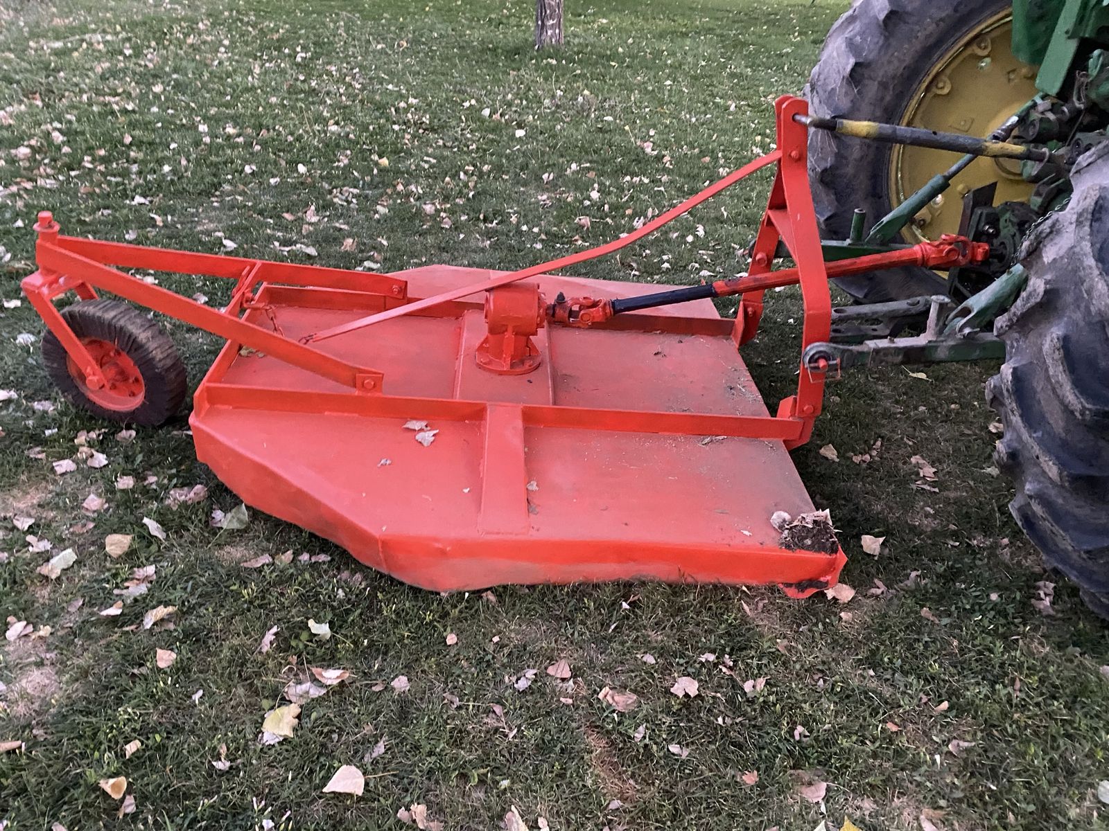 Heavy-Duty 5ft. Rotary Brush Cutter Mower for Tractor - Farm & Field Clearing Attachment
