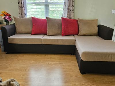 3 peice Sectional Sofa set or OBO {from smoke-free and pets-free home}