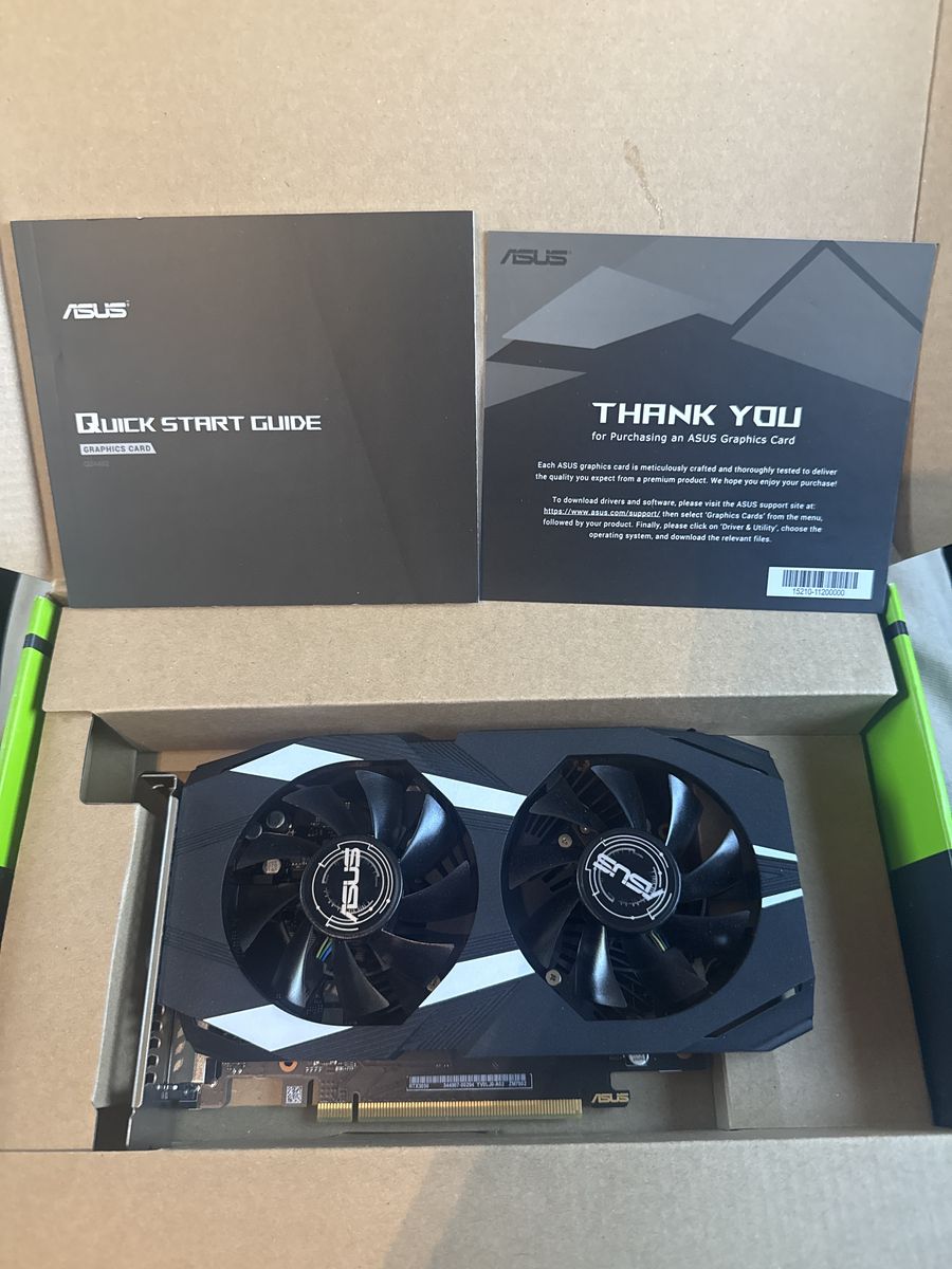 RTX 3050 6GB Like New, Original Box