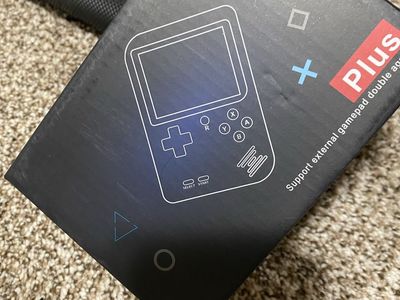 Game Box Plus 400-in-1 Retro Handheld Game Console – Black