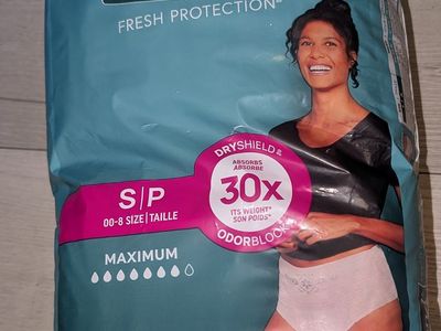 Womens DEPEND Depends Pkg of 28 Maximum Underwear Size S