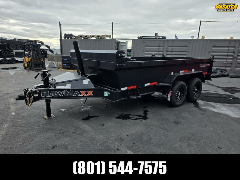 NEW MODEL: 2026 RawMaxx 7X14 GDX Telescopic 14K Dump Trailer