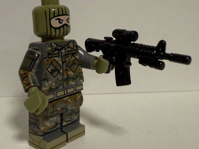 Citizen Brick Combat Enthusiast (Sold Out) w/ Lot of Assorted Brickarms Accessories