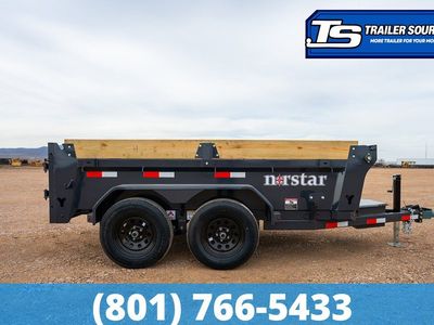 5x10 Norstar Iron Bull DCB Dump Trailer - 20" Sides - 7K GVWR -