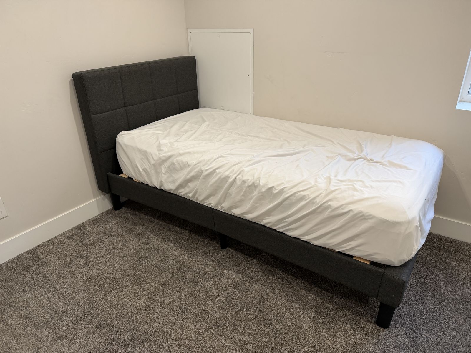 Twin Bed Frame With Mattress