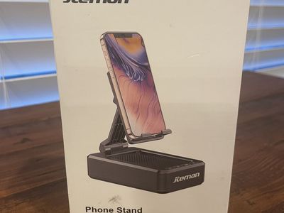 Jteman Phone Stand with Bluetooth Speaker