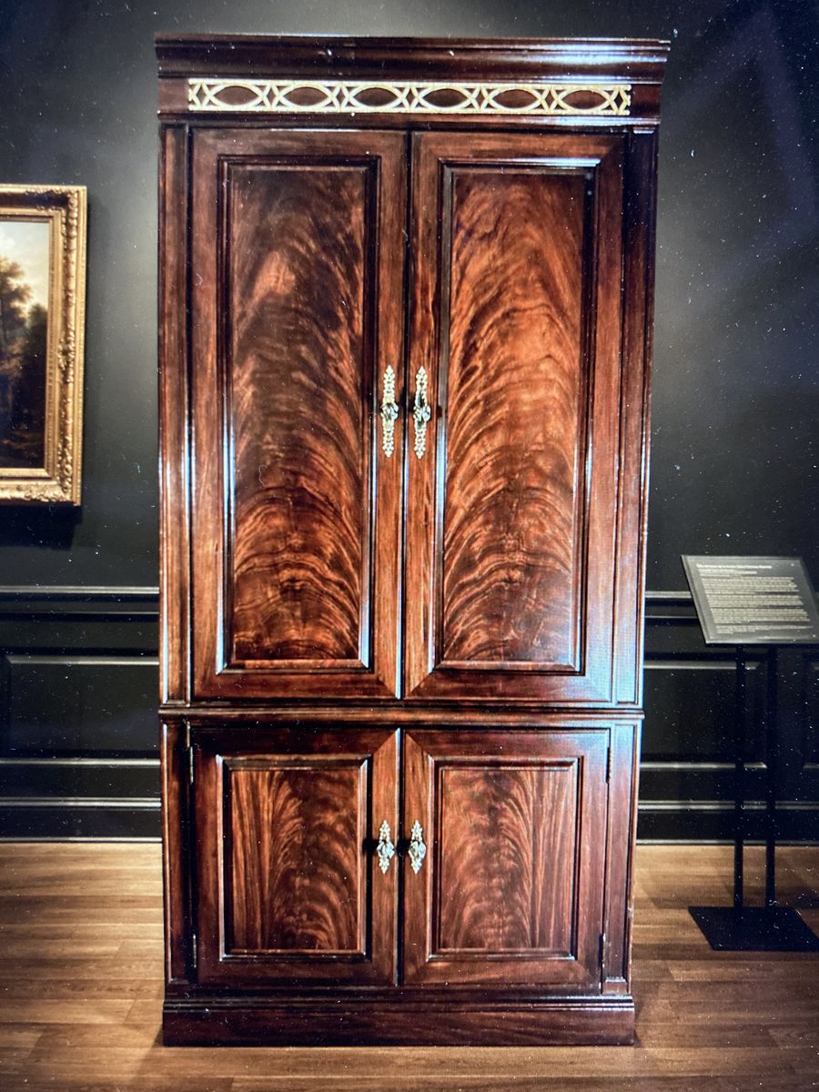 Flame Mahogany Entertainment Center