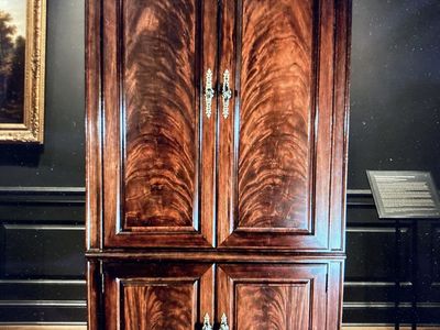 Flame Mahogany Entertainment Center