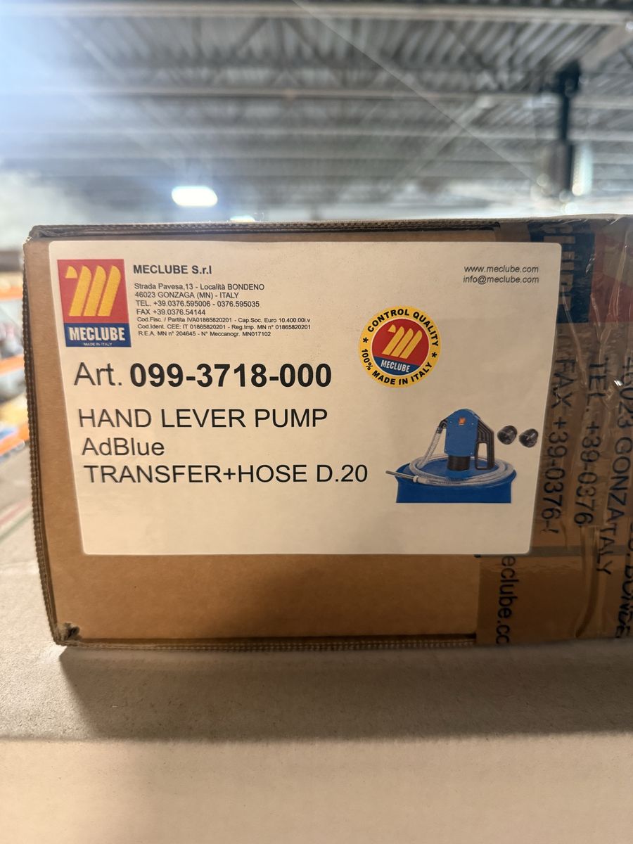 Meclube Hand Pump transfer Adblue