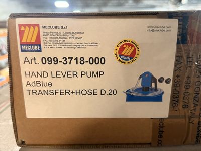 Meclube Hand Pump transfer Adblue
