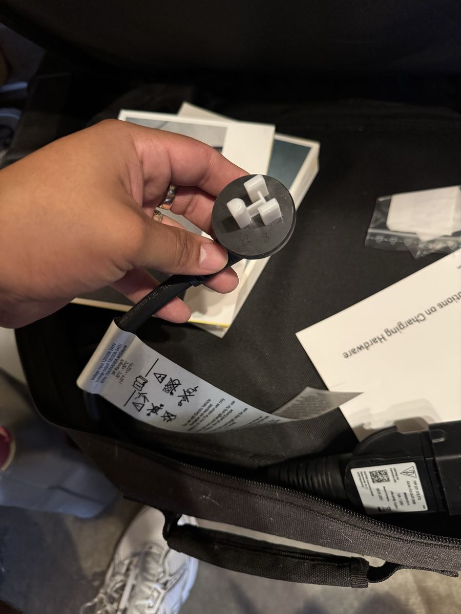 Porsche Mobile Charger adapter Plus EV Storage Bag and Manuals