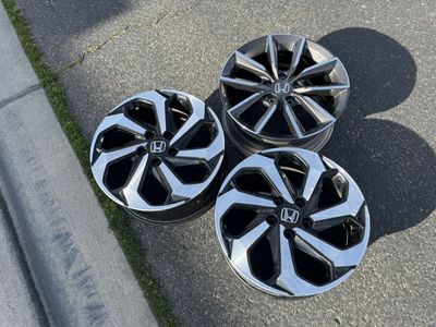 Honda 18” Wheels & Rims OEM – 5x114.3 – Accord Civic CR-V Pilot (Mixed Set of 3)