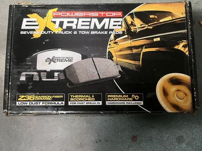 POWERSTOP Z36-1273 Extreme Carbon Fiber Severe Duty Truck & Tow Brake Pads - NEW