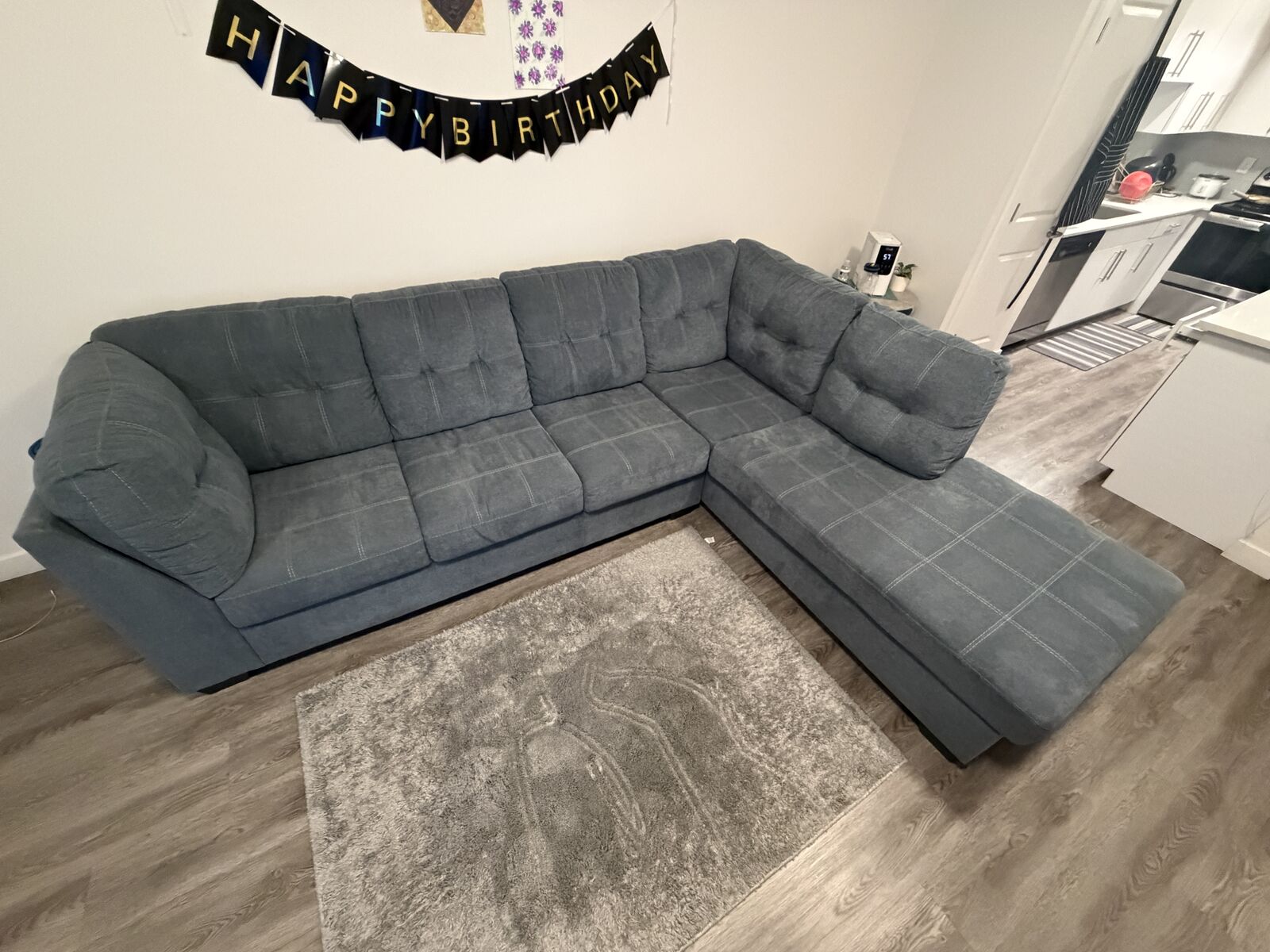 2-Piece Sectional Sofa with Chaise
