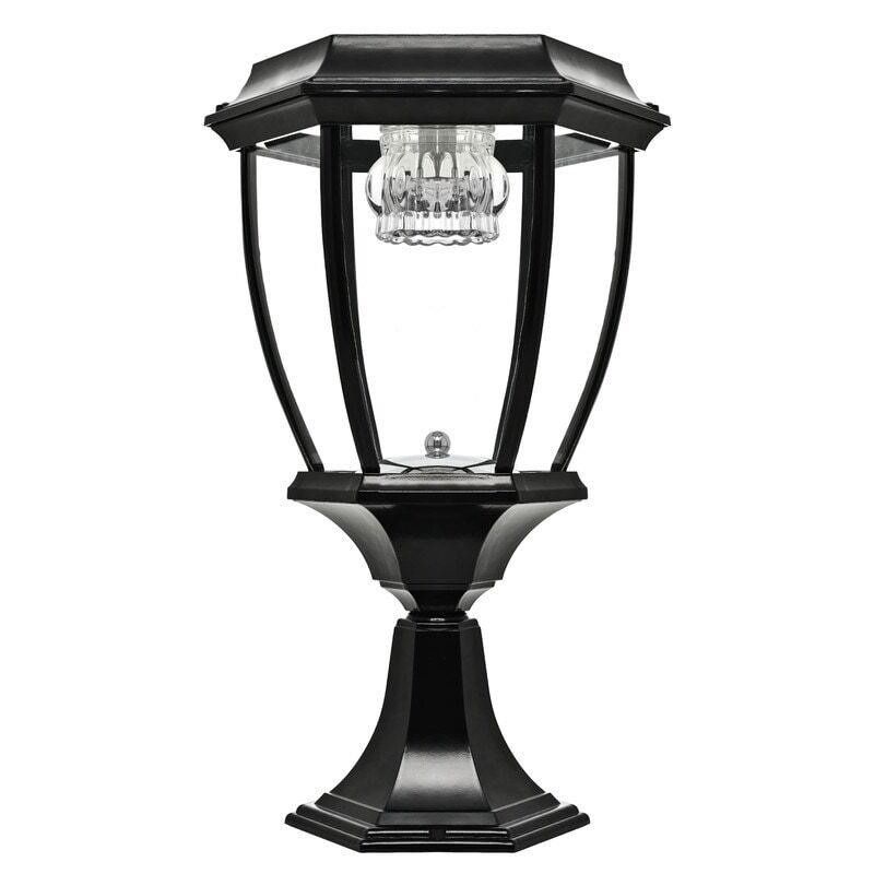 Solar Powered Outdoor Metal Post Light