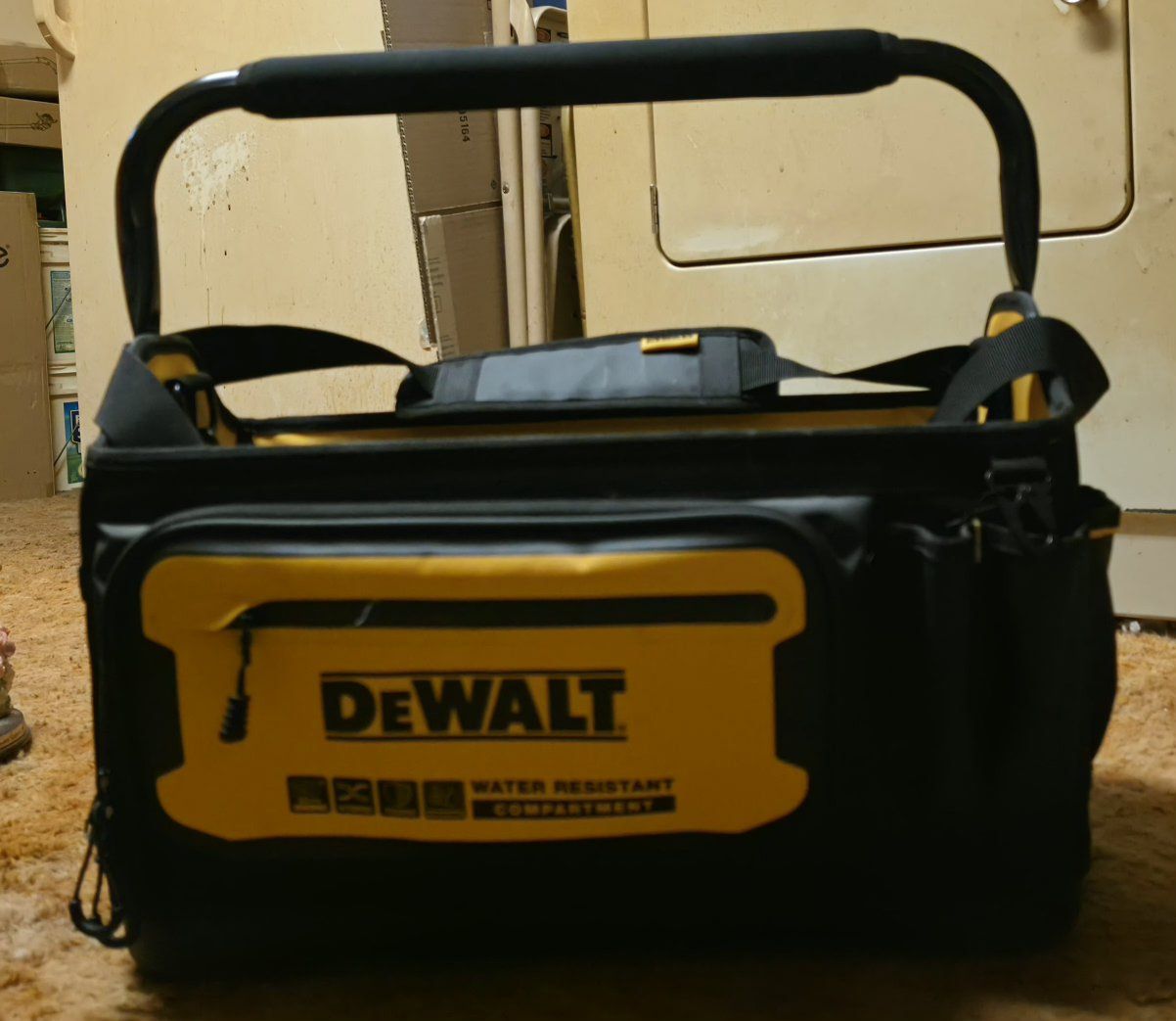 Dewalt Water Resistant Open Mouth Tool Bag Tote with Handle