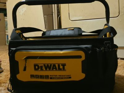 Dewalt Water Resistant Open Mouth Tool Bag Tote with Handle